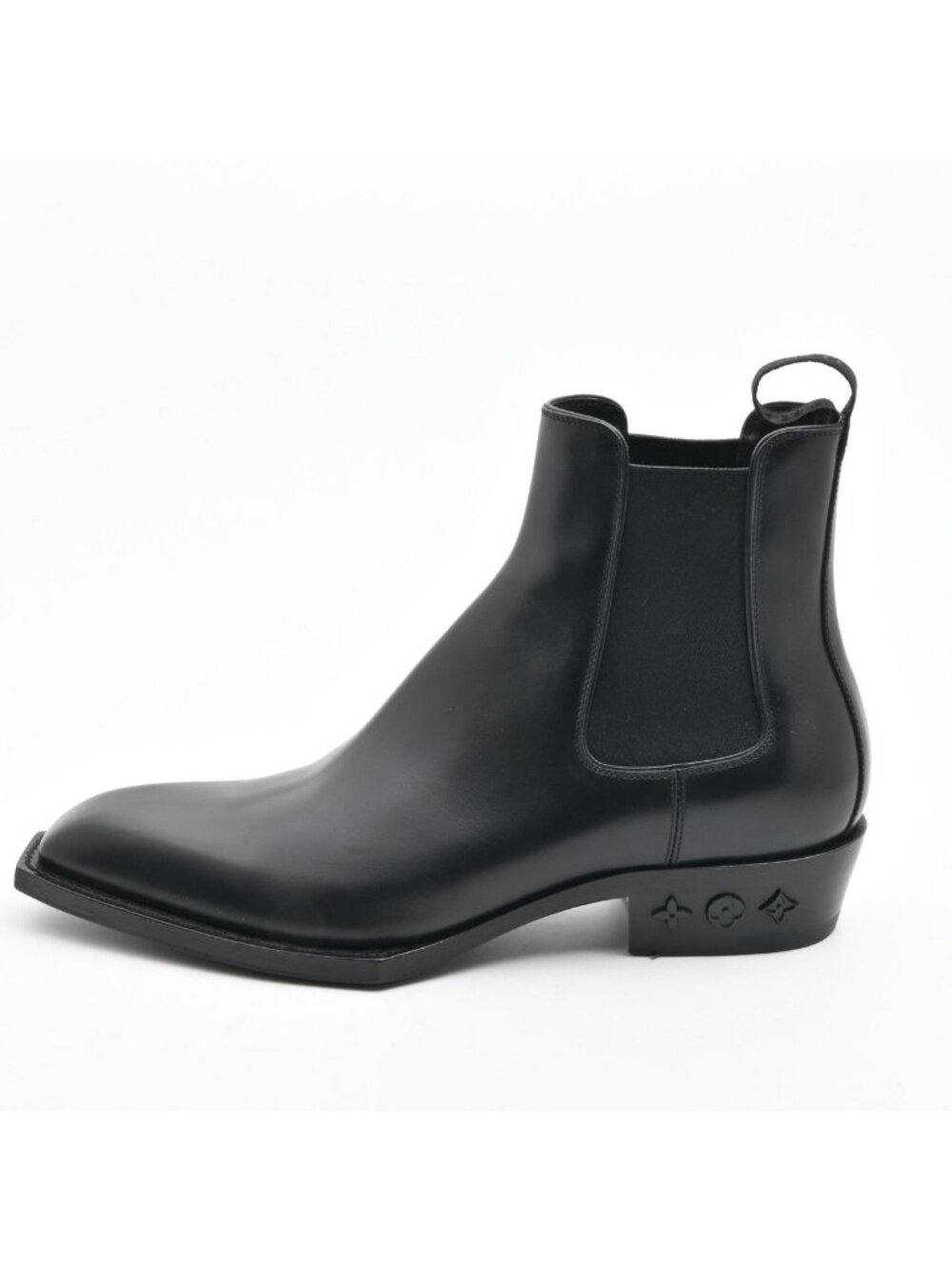 Louis Vuitton Short Boots Black Side Gore 7.5